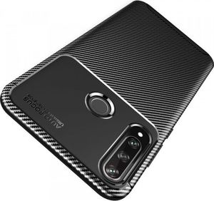 Etui HUAWEI Y6P Pancerne Shockproof Carbon Fiber czarne () - 8819200014357 3