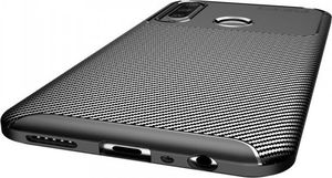 Etui HUAWEI Y6P Pancerne Shockproof Carbon Fiber niebieskie 3