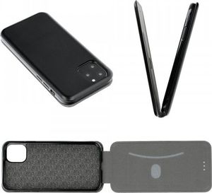 Etui HUAWEI Y6P Pionowe z klapką Flip Elegance Flexi skóra ekologiczna czarne (76886) - om-55681 3