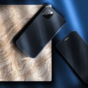 Etui HUAWEI Y6P Pionowe z klapką Flip Elegance Flexi skóra ekologiczna czarne (76886) - om-55681 5