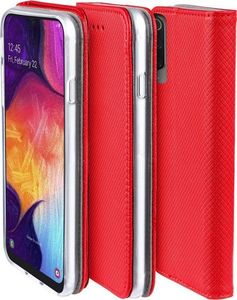 Etui HUAWEI Y6P portfel z klapką Flip Magnet czerwone 2