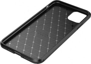 Etui IPHONE 12 PRO Pancerne Shockproof Carbon Fiber czarne (101867) - om-48050 2