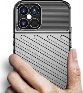 Etui IPHONE 12 PRO Pancerne Thunder Case czarne (92919) - om-49388 6