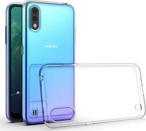 Etui SAMSUNG GALAXY A01 Slim Case Protect 2mm transparentne 4