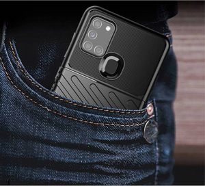 Etui SAMSUNG GALAXY A21S Pancerne Thunder Case czarne 11