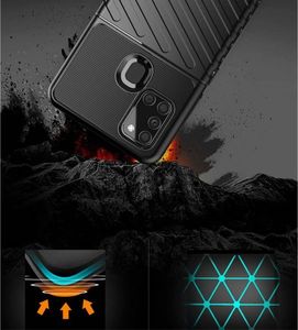 Etui SAMSUNG GALAXY A21S Pancerne Thunder Case czarne 7