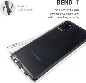 Etui SAMSUNG GALAXY A31 Slim Case Protect 2mm transparentne 3