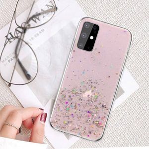 Etui SAMSUNG GALAXY M21 Brokat Cekiny Glue Glitter Case różowe 6