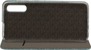 Etui SAMSUNG GALAXY M21 portfel z klapką Flip Magnet Shine Brokat miętowe 4