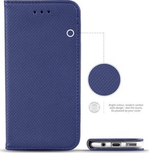 Etui SAMSUNG GALAXY M21 portfel z klapką Flip Magnet granatowe 4