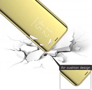 Etui SAMSUNG GALAXY NOTE 10 LITE Clear View Cover z klapką złote 4
