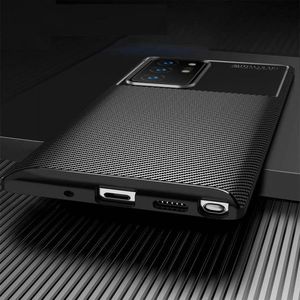 Etui SAMSUNG GALAXY NOTE 20 Pancerne Shockproof Carbon Fiber czarne 3