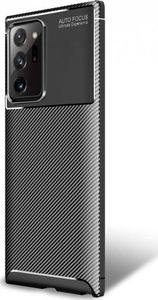 Etui SAMSUNG GALAXY NOTE 20 Pancerne Shockproof Carbon Fiber czarne 4