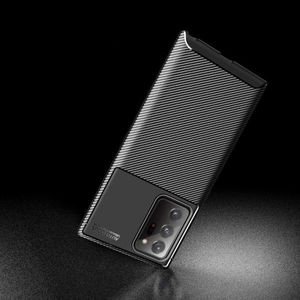 Etui SAMSUNG GALAXY NOTE 20 Pancerne Shockproof Carbon Fiber czarne 5