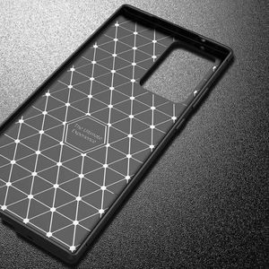 Etui SAMSUNG GALAXY NOTE 20 Pancerne Shockproof Carbon Fiber niebieskie 4