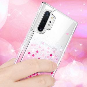 Etui SAMSUNG GALAXY S10 LITE Diamond Liquid Przelewany Brokat różowe 6
