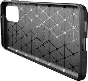 Etui SAMSUNG GALAXY S10 LITE Pancerne Shockproof Carbon Fiber czarne () - 8819200014296 2