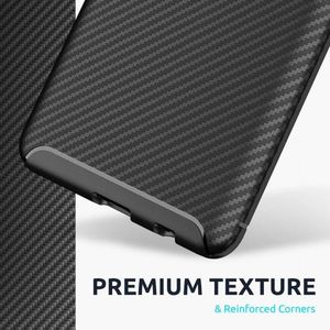Etui SAMSUNG GALAXY S10 LITE Pancerne Shockproof Carbon Fiber czarne () - 8819200014296 6