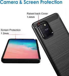 Etui SAMSUNG GALAXY S10 LITE pancerne Carbon czarne 5