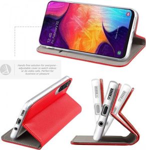 Etui SAMSUNG GALAXY S10 LITE portfel z klapką Flip Magnet czerwone 6