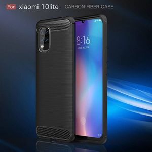 Etui XIAOMI MI 10 LITE Pancerne Carbon czarne 9