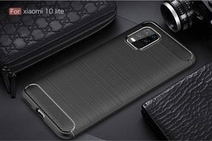 Etui XIAOMI MI 10 LITE Pancerne Carbon czarne 10