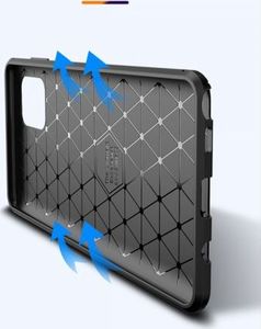 Etui XIAOMI MI NOTE 10 LITE Pancerne Shockproof Carbon Fiber niebieskie 4