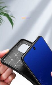 Etui XIAOMI MI NOTE 10 LITE Pancerne Shockproof Carbon Fiber niebieskie 5