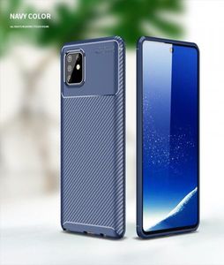 Etui XIAOMI MI NOTE 10 LITE Pancerne Shockproof Carbon Fiber niebieskie 8