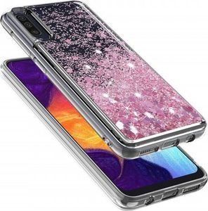 Etui XIAOMI REDMI 8A Liquid plecki brokatowe różowe 4