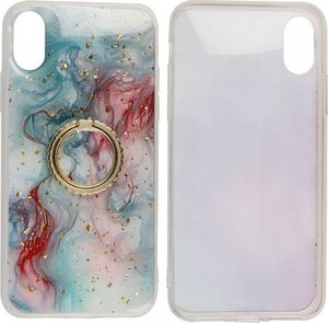 Etui XIAOMI REDMI 8A Marble Ring turkusowe 3