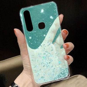 Etui XIAOMI REDMI 9 Brokat Cekiny Glue Glitter Case zielone 6