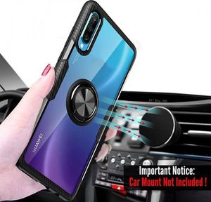 Etui XIAOMI REDMI 9 Clear Carbon Ring czarne 4