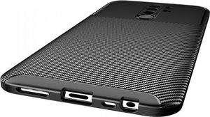 Etui XIAOMI REDMI 9 Pancerne Shockproof Carbon Fiber czarne 3
