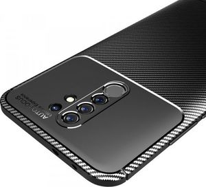 Etui XIAOMI REDMI 9 Pancerne Shockproof Carbon Fiber czarne 7