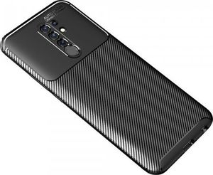 Etui XIAOMI REDMI 9 Pancerne Shockproof Carbon Fiber czarne 8