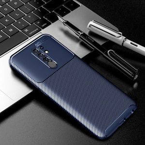 Etui XIAOMI REDMI 9 Pancerne Shockproof Carbon Fiber niebieskie 11