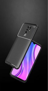 Etui XIAOMI REDMI 9 Pancerne Shockproof Carbon Fiber niebieskie 3