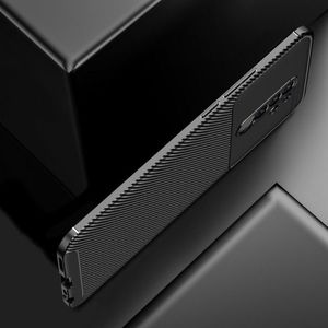 Etui XIAOMI REDMI 9 Pancerne Shockproof Carbon Fiber niebieskie 6