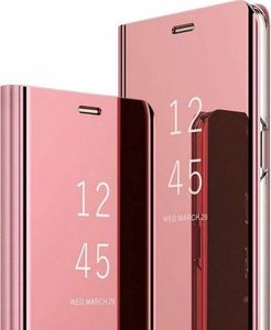 Etui XIAOMI REDMI 9A Clear View Cover z klapką różowe 1