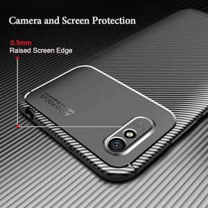 Etui XIAOMI REDMI 9A Pancerne Shockproof Carbon Fiber niebieskie 4