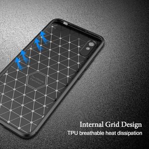 Etui XIAOMI REDMI 9A Pancerne Shockproof Carbon Fiber niebieskie 5