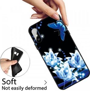Etui XIAOMI REDMI 9A Slim Case Art Flowers and Butterfly czarne 3