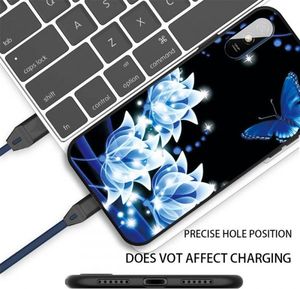 Etui XIAOMI REDMI 9A Slim Case Art Flowers and Butterfly czarne 4
