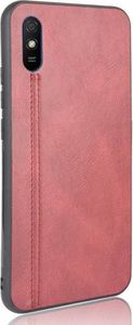 Etui XIAOMI REDMI 9A Slim Case Leather Coated skórzane czerwone 4