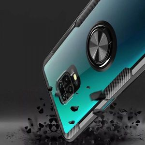 Etui XIAOMI REDMI NOTE 9 Clear Carbon Ring czarne 8