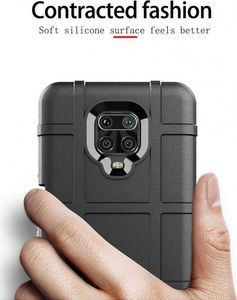Etui XIAOMI REDMI NOTE 9 Pancerne Rugged Square czarne 4