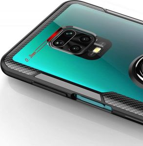 Etui XIAOMI REDMI NOTE 9S Pancerne Carbon czarne 2