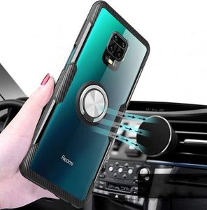 Etui XIAOMI REDMI NOTE 9S Pancerne Carbon czarne 4