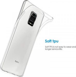 Etui XIAOMI REDMI NOTE 9S Slim Case Protect 2mm transparentne () - 8819200013138 3